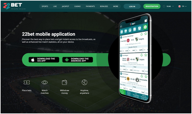 How to Download and Install the 22bet app