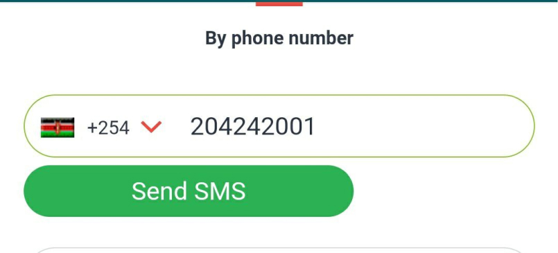 Send an SMS by clicking on the button