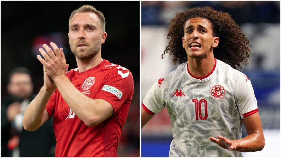 Dinamarca vuelve a contar con Eriksen en el Mundial, mientras Túnez confía en su joven prodigio, Hannibal Mejbri