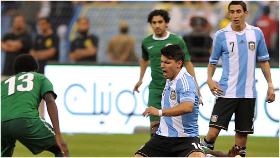 Arabien erreicht ein torloses Unentschieden gegen Argentinien in einem Freundschaftsspiel in der Vergangenheit