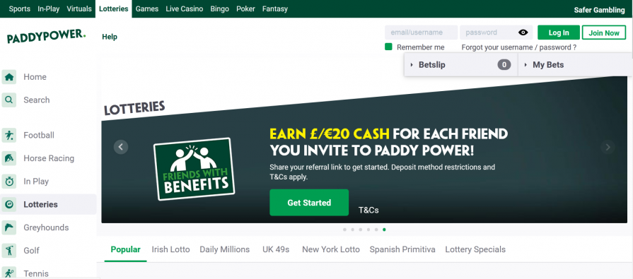 Paddy Power promotions
