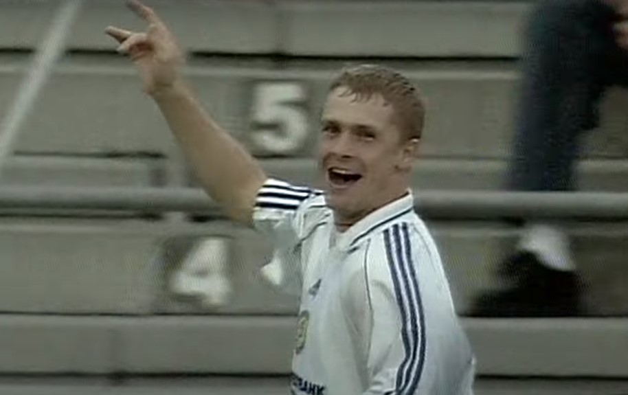 Сергей Ребров забил в чемпионатах Украины 123 гола
