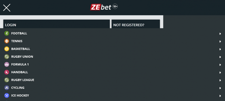 Zebet betting markets