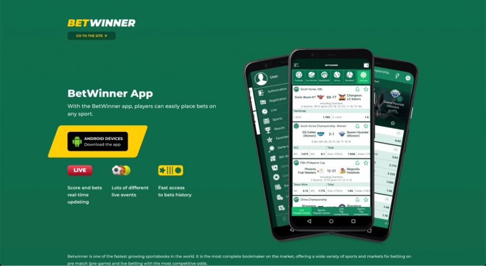 Descargar la aplicación móvil de Betwinner