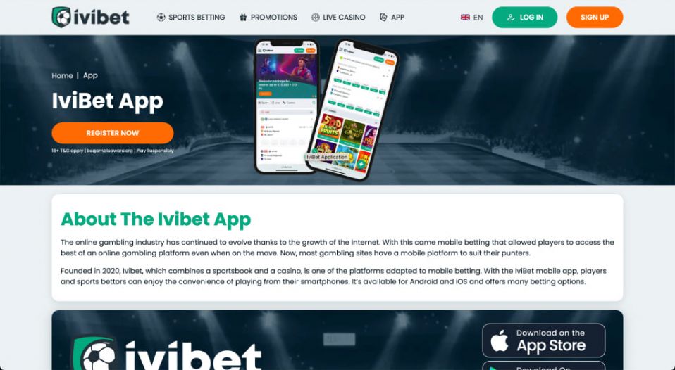 Descargar la aplicación móvil de Ivibet