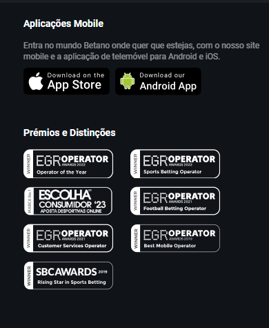 App Móvel Betano