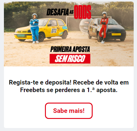 Bónus de boas-vindas apostas desportivas Betclic