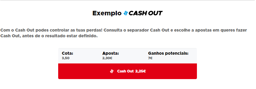 Bónus Cashout  - PROMO CODE 4