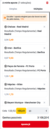 Boletim de Apostas Betclic