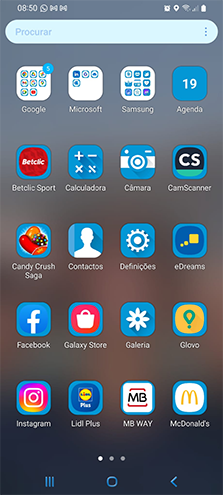 Ecrã Android - App Betclic