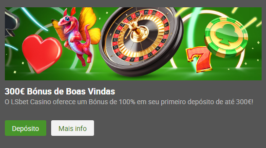 Bónus de boas-vindas Casino LSBet