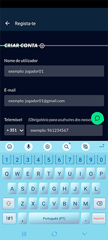Registo App Solverde