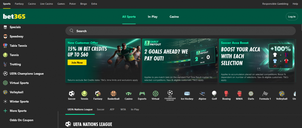 الموقع الرسمي ل Bet365 في مصر