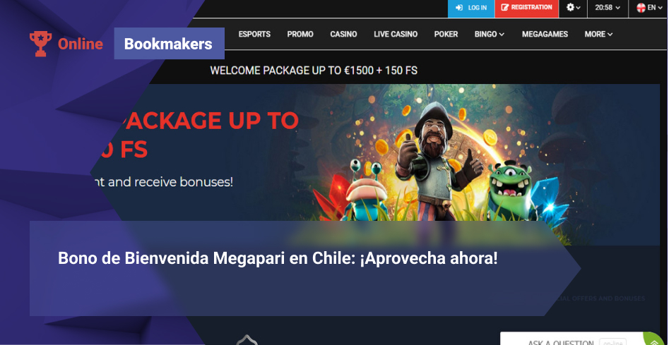 Bono de Bienvenida Megapari en Chile: ¡Aprovecha ahora!