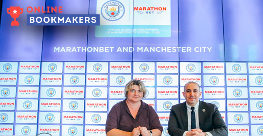 Букмекерская контора Марафон стала спонсором Манчестер Сити