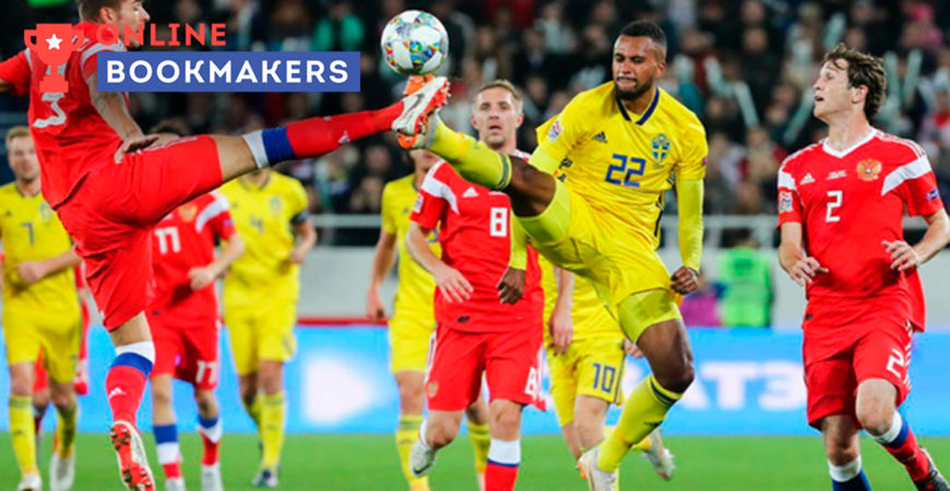 Лига Ставок: Швеция обыграет Россию в матче Лиги Наций