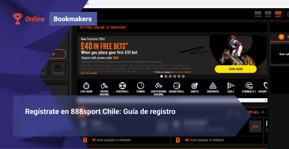 Regístrate en 888sport Chile: Guía de registro