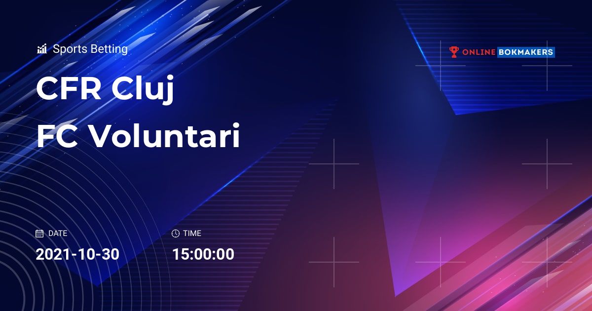 Cfr Cluj Vs Fc Voluntari 30 October 2021 Wetten Tipps H2h Und Quoten